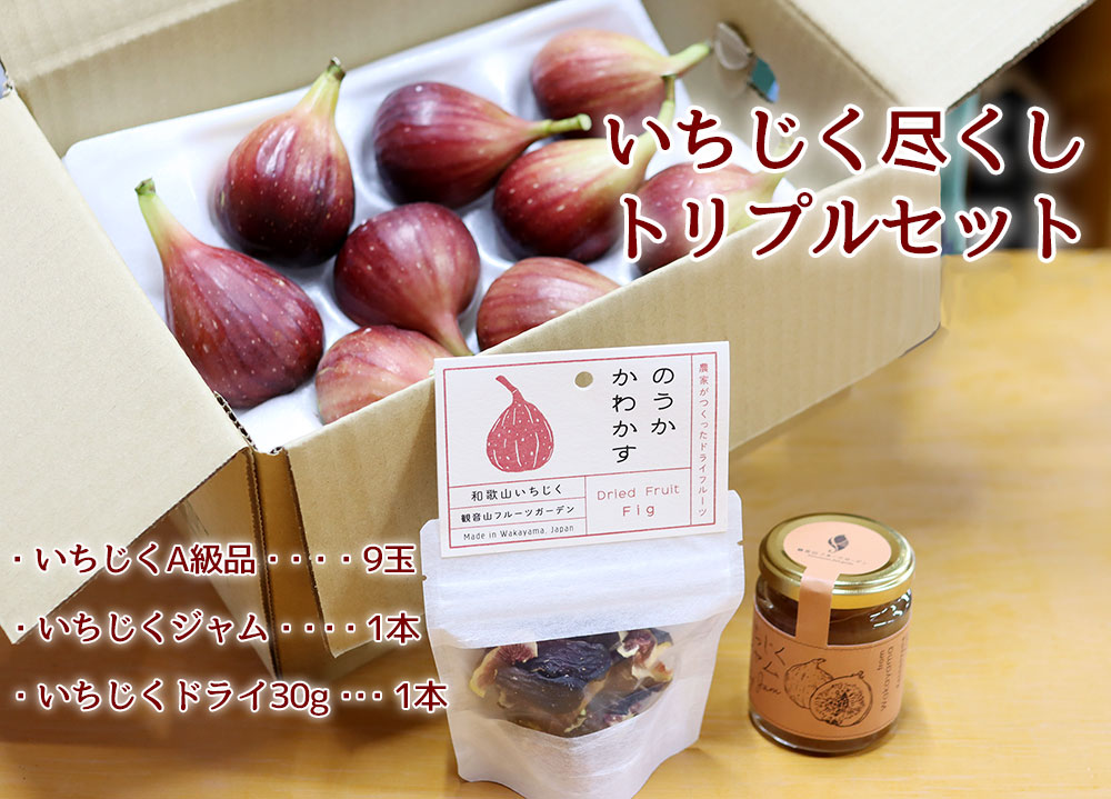 いちじく尽くしトリプルセット